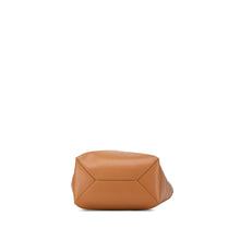 Loewe | Pre-Owned Medium Shiny Calfskin Puzzle Fold Tote | Brown