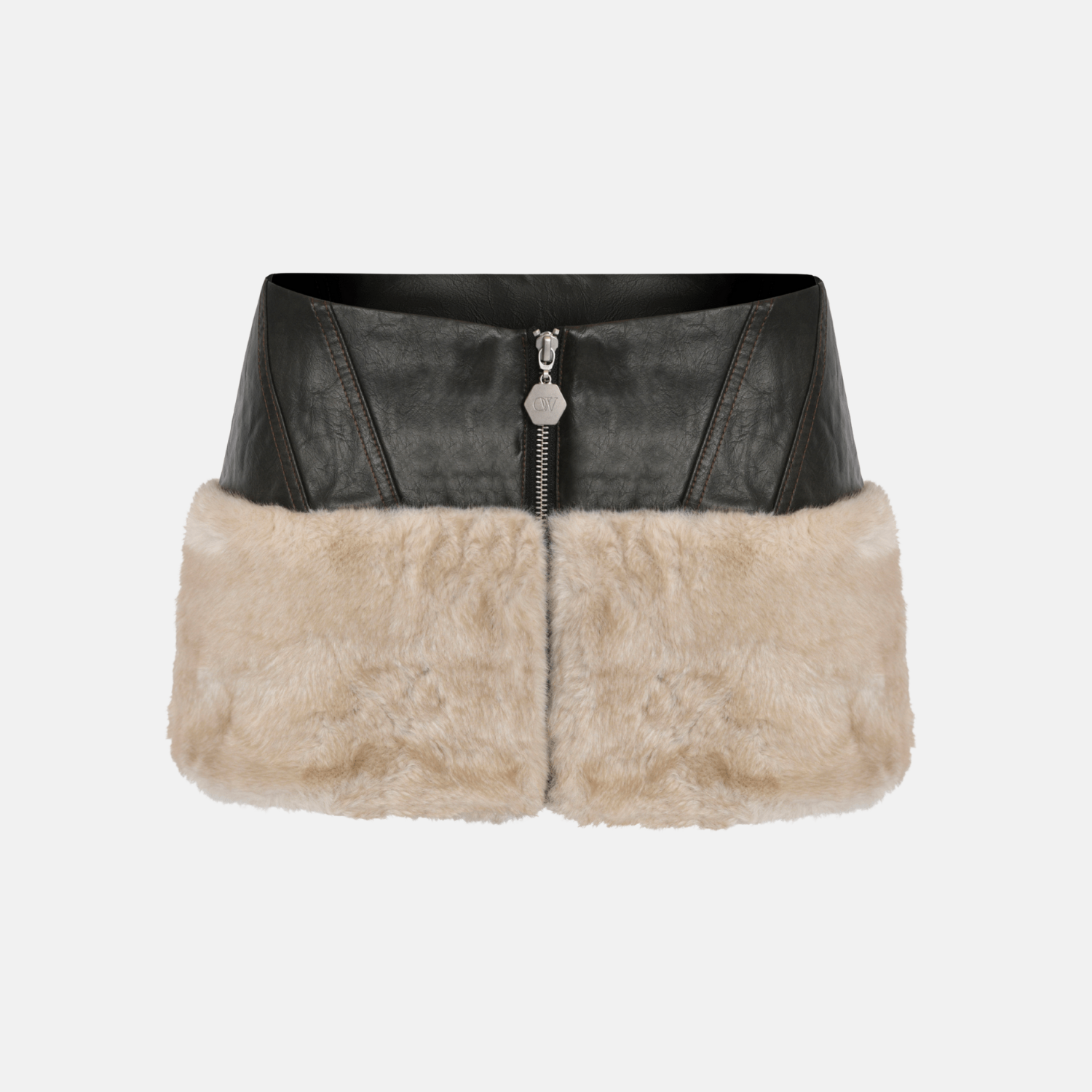 OW Collection KENDRA Skirt Skirt 237 - Distressed Black
