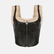 OW Collection KENDRA Top Top 237 - Distressed Black