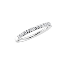 Womens | Wedding Band - I | 14K White Gold | 0.25 CTW Round Cut Lab Grown Diamond | F-VS2