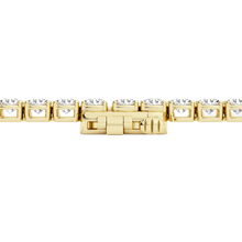 Womens | Tennis Bracelet | 14K Yellow Gold | 4 CTW Round Cut Lab Grown Diamond | F-VS2