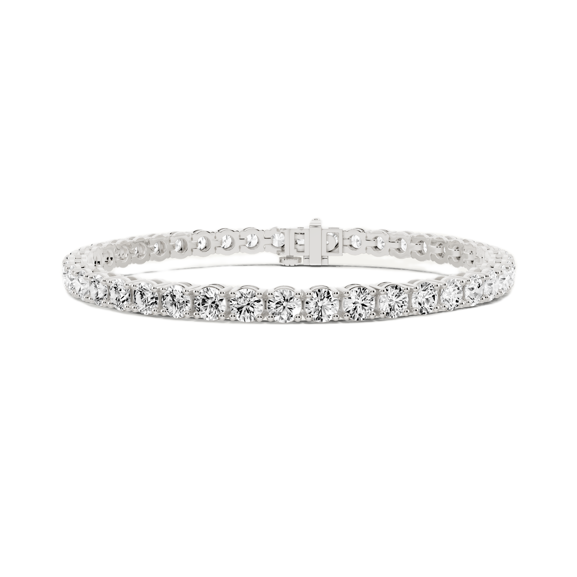 Womens | Tennis Bracelet - II | Sterling Silver | 8 CTW Round Cut Lab Grown Diamond | G-SI