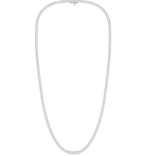 Womens | Tennis Necklace | Sterling Silver | 10 CTW Round Cut Lab Grown Diamond | G-SI