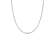 Womens | Tennis Necklace | Sterling Silver | 5 CTW Round Cut Lab Grown Diamond | G-SI