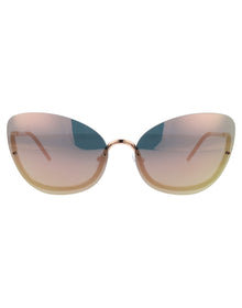 Womens | K Sun Round Sunglasses By Rodolfo Dordoni | Brown Lens | Brown