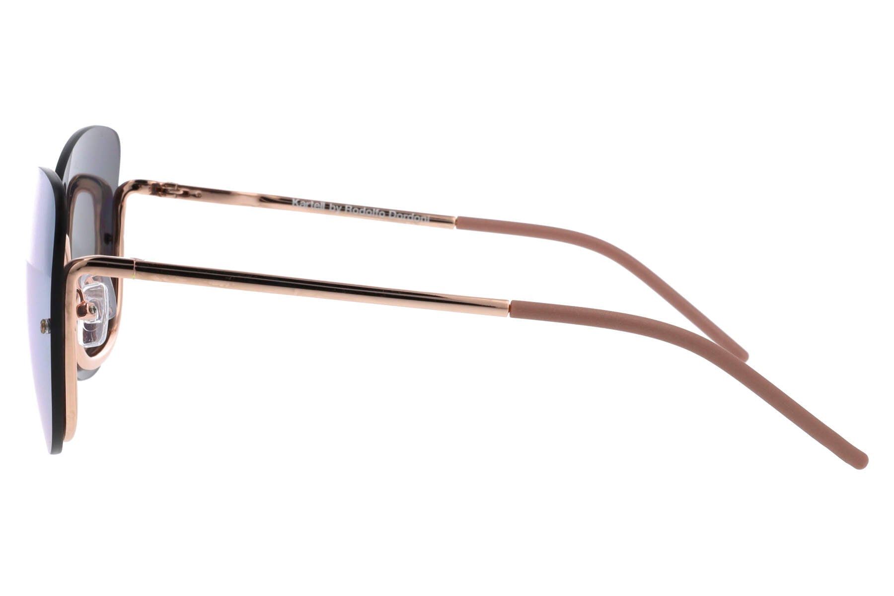 Womens | K Sun Round Sunglasses By Rodolfo Dordoni | Brown Lens | Brown