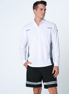 K-swiss | Men | Striker 1/4 Zip L/S | White/Black