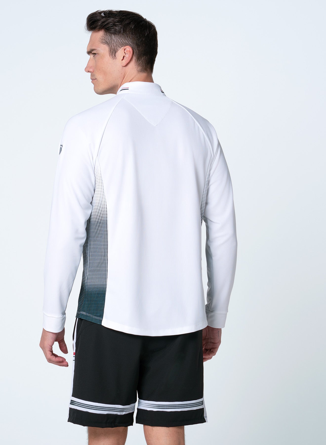 K-swiss | Men | Striker 1/4 Zip L/S | White/Black