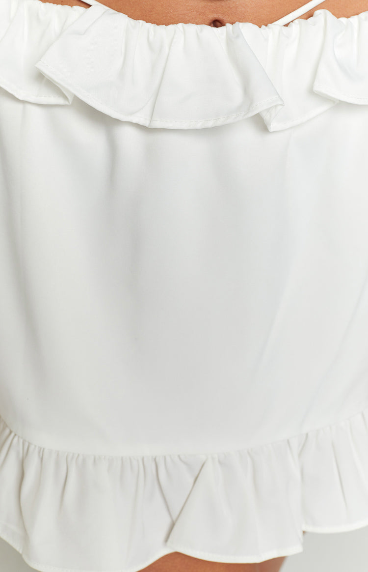 Kelsey Mini Skirt | White
