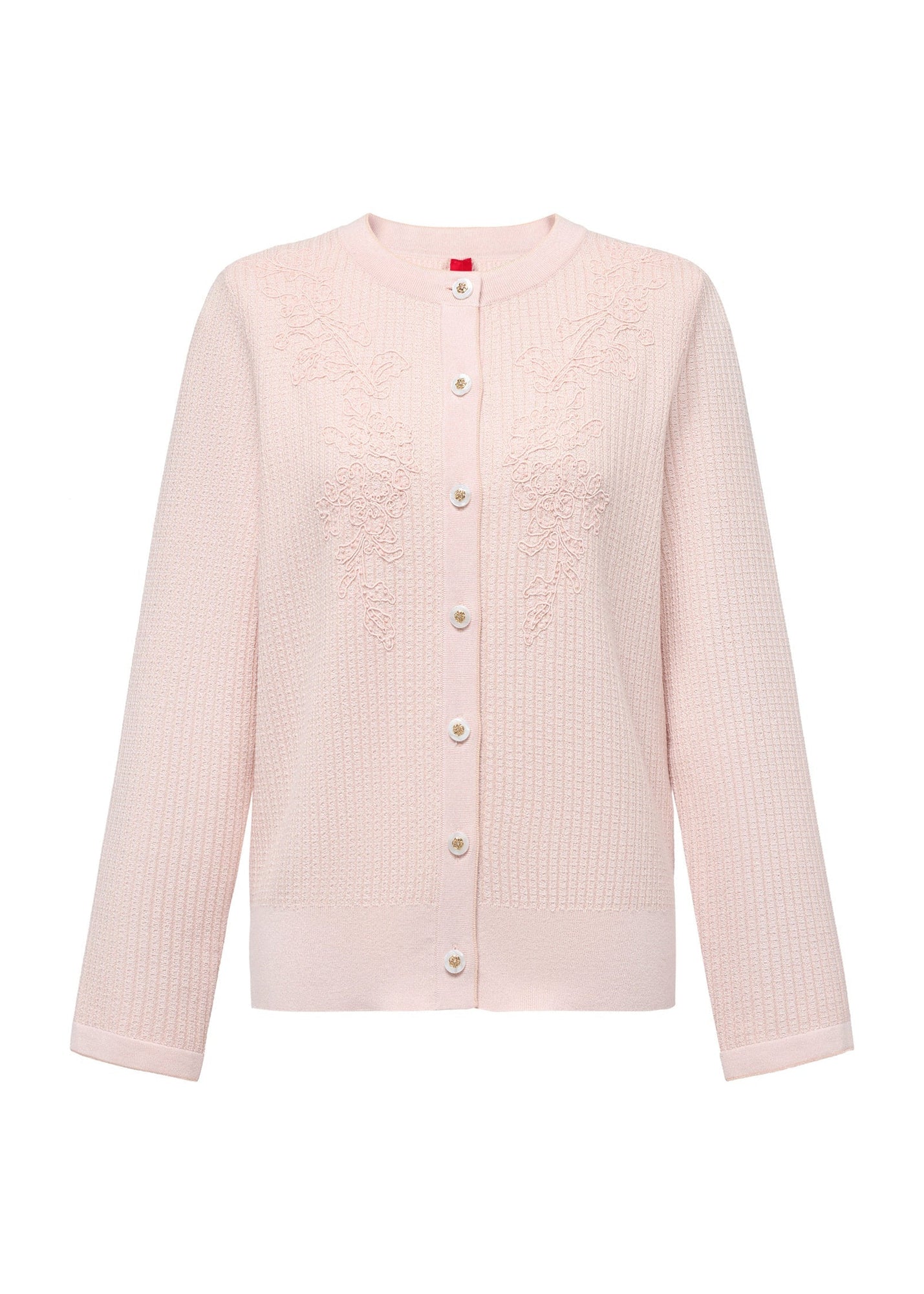 Knit Cardigan Sweater | Pink
