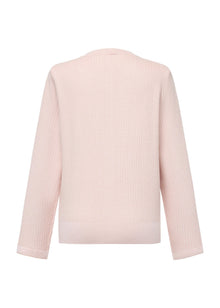 Knit Cardigan Sweater | Pink