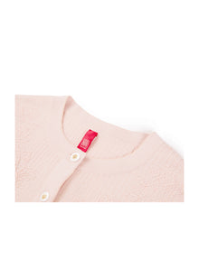 Knit Cardigan Sweater | Pink
