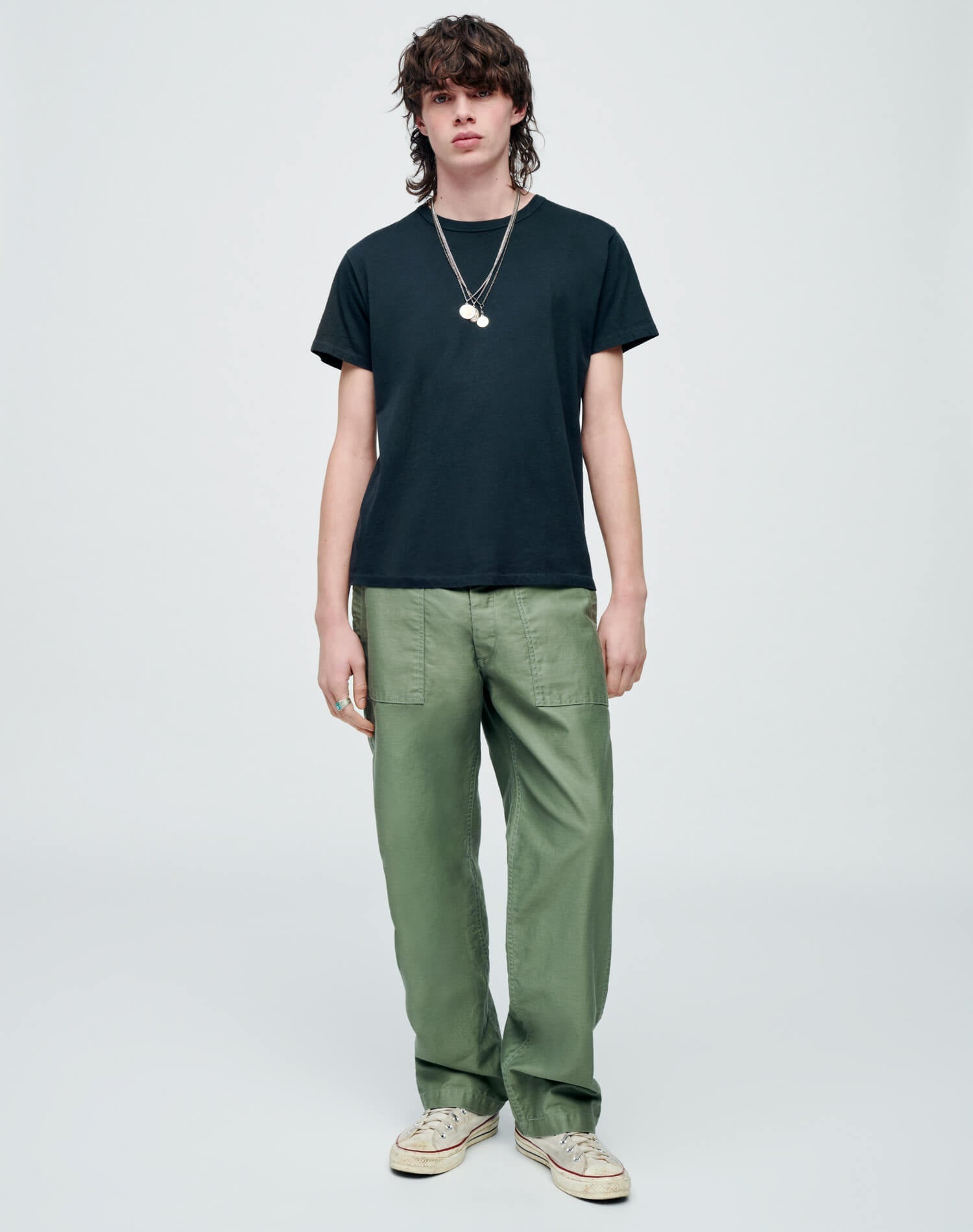 Mens | Hanes Loose Tee | Aged Black