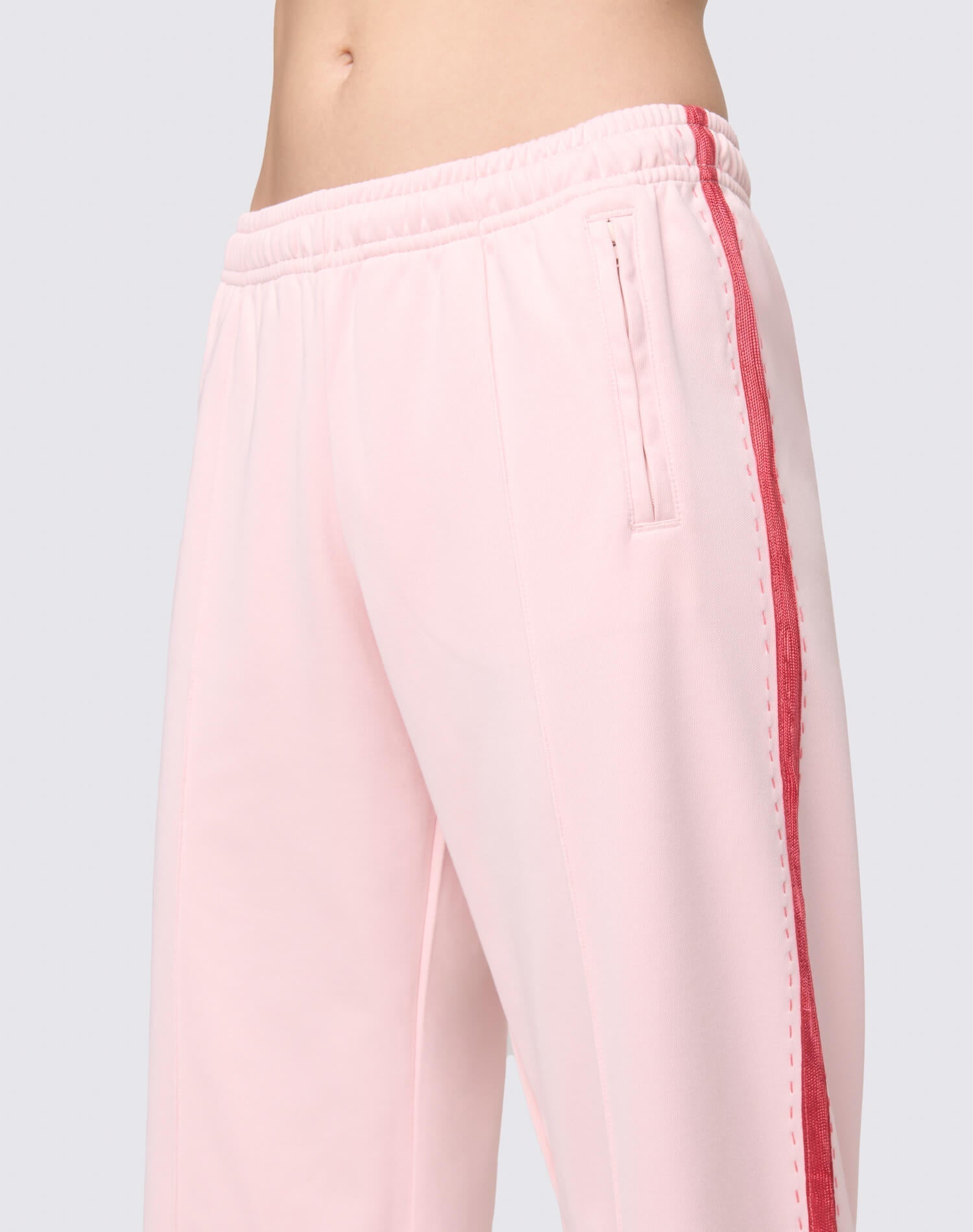 Womens | Sunland Track Pant | Pink Salt With Red