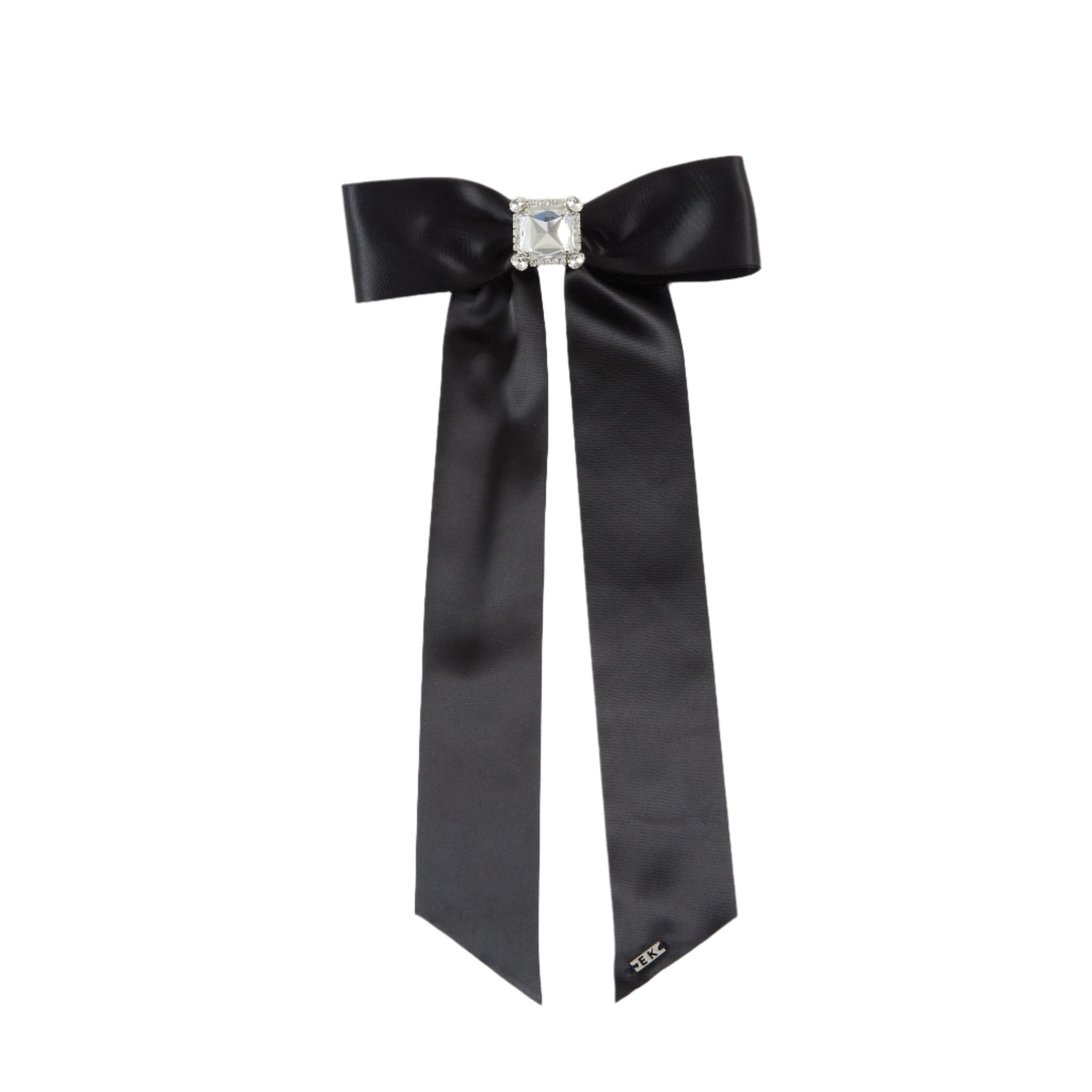 Lacey Satin Hair Bow  | Champagne