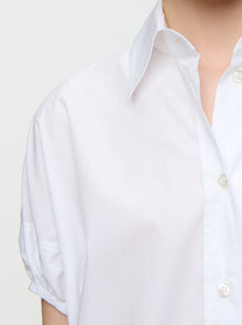 Lecce Capsleeve Shirt | White