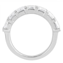 5.00 CT Emerald Lab-Grown Diamond | Wedding Band | 14K White Gold | F Color | VS Clarity