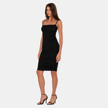 OW Collection LINA Mini Dress Dress 002 - Black Caviar