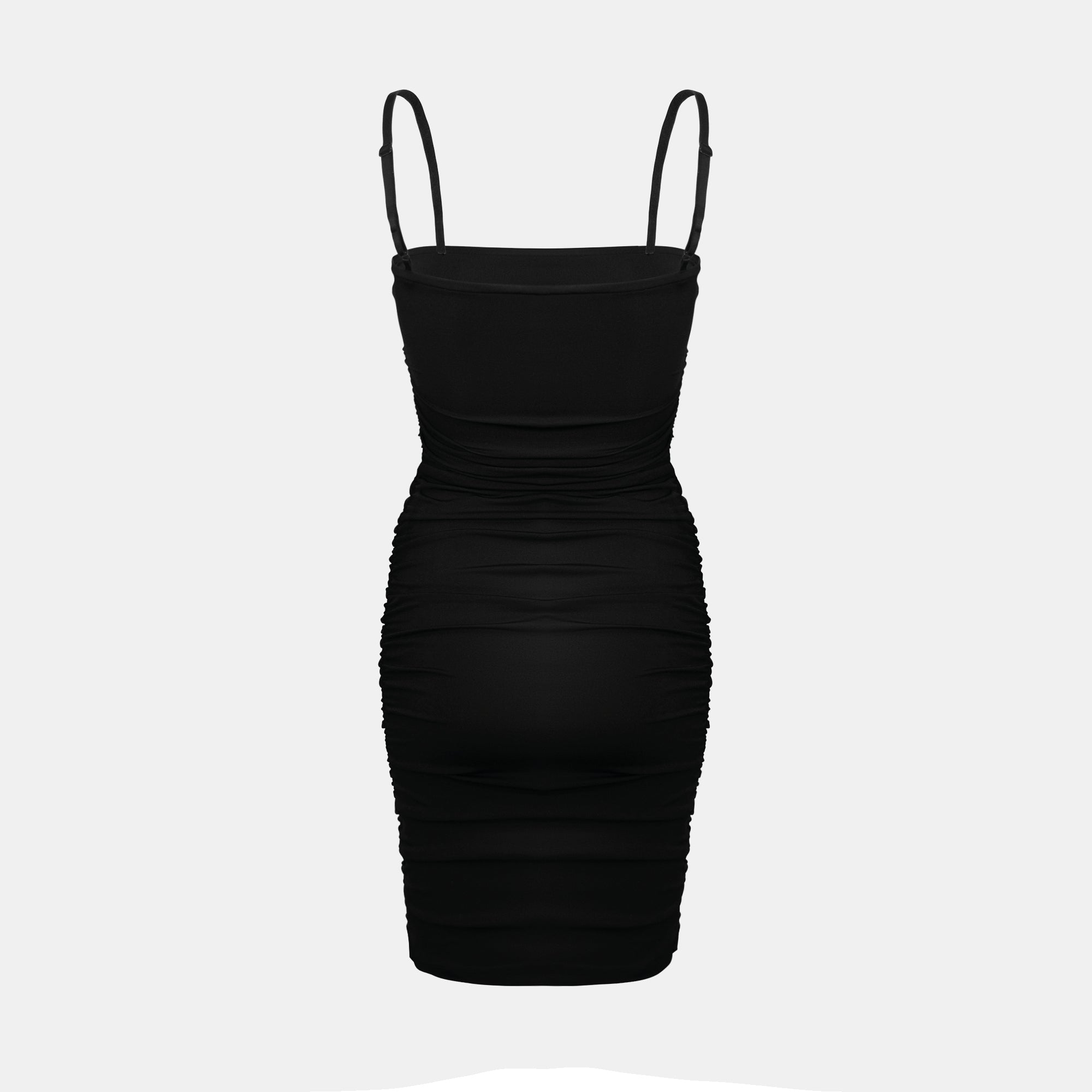 OW Collection LINA Mini Dress Dress 002 - Black Caviar