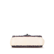 Chanel | Pre-Owned Mini Rectangular Tweed Single Flap | BlueWhite/Ivory