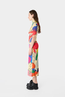 Whatever Print Long Skirt | Women | Multicolor