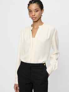 Athena Crewneck Top | Ivory