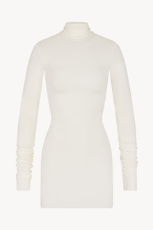 LONG SLEEVE TURTLENECK MINI DRESS - ETERNE