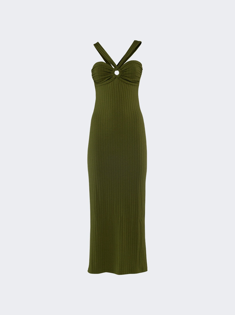 Women | La Semaine | Halter Midi Dres | Green