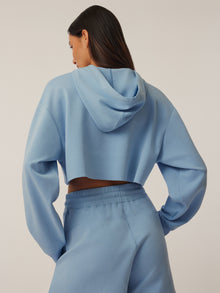 Women | Ojai Cropped Hoodie | Wolf Blue