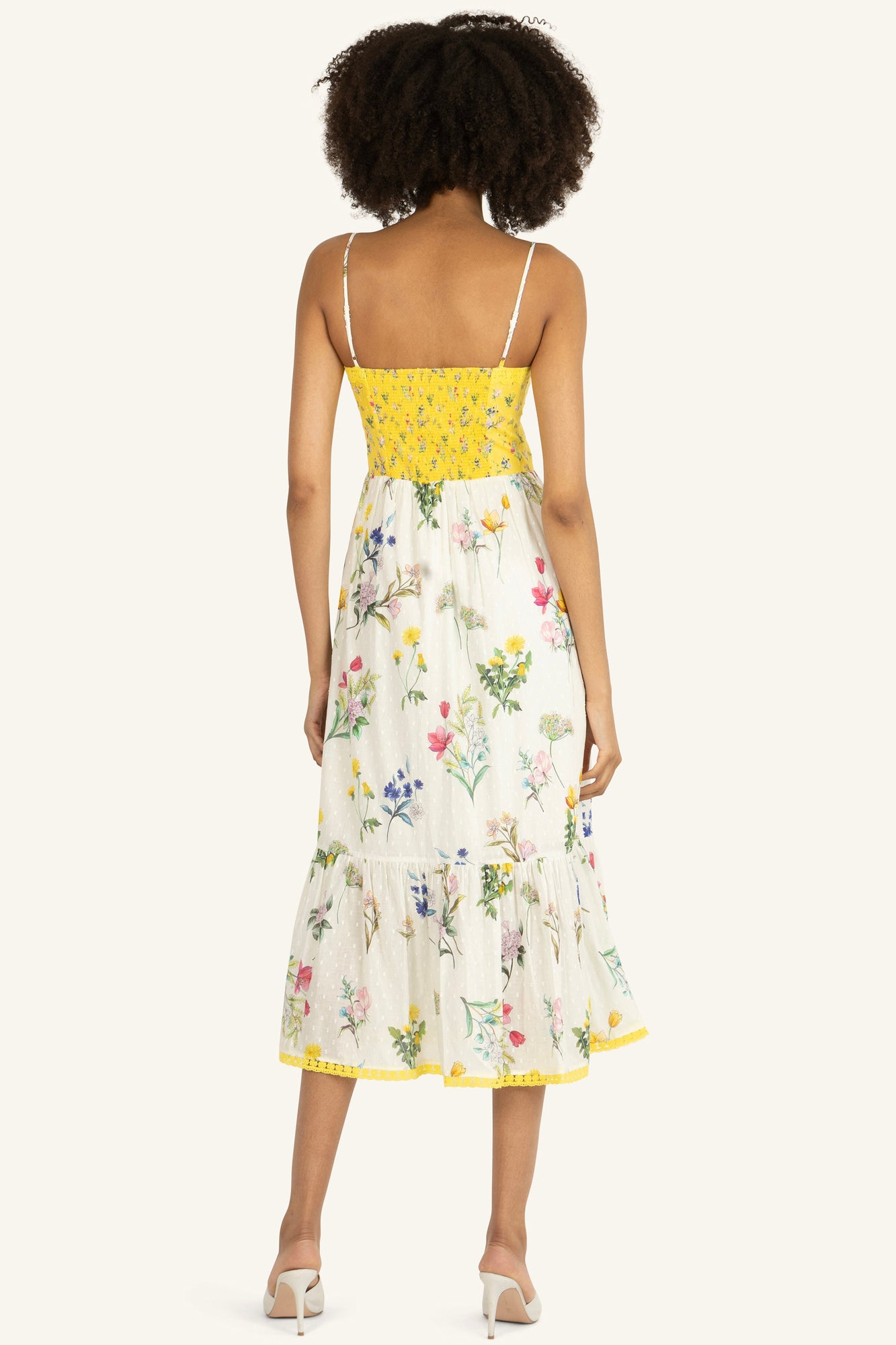 Finley Dress | Yellow Vintage x Border