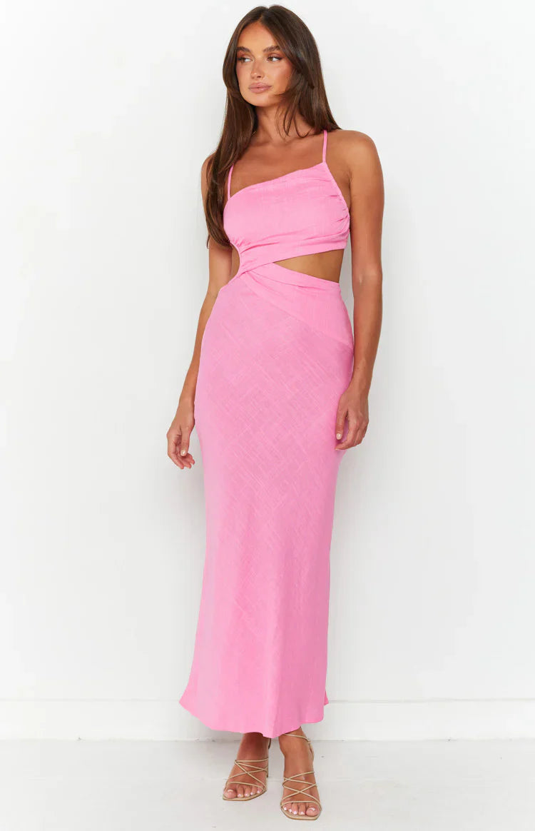 Lene Maxi Dress | Pink