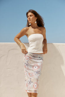 Atlas Midi Skirt | Sequin