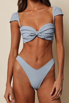 Added Coverage Lulu Bikini Bottom | Light Denim