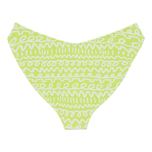 Added Coverage Lulu (Zig-Zag Stitch) Bikini Bottom | Lime Icing