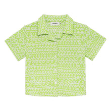 Mini Button Down Shirt | Lime Icing