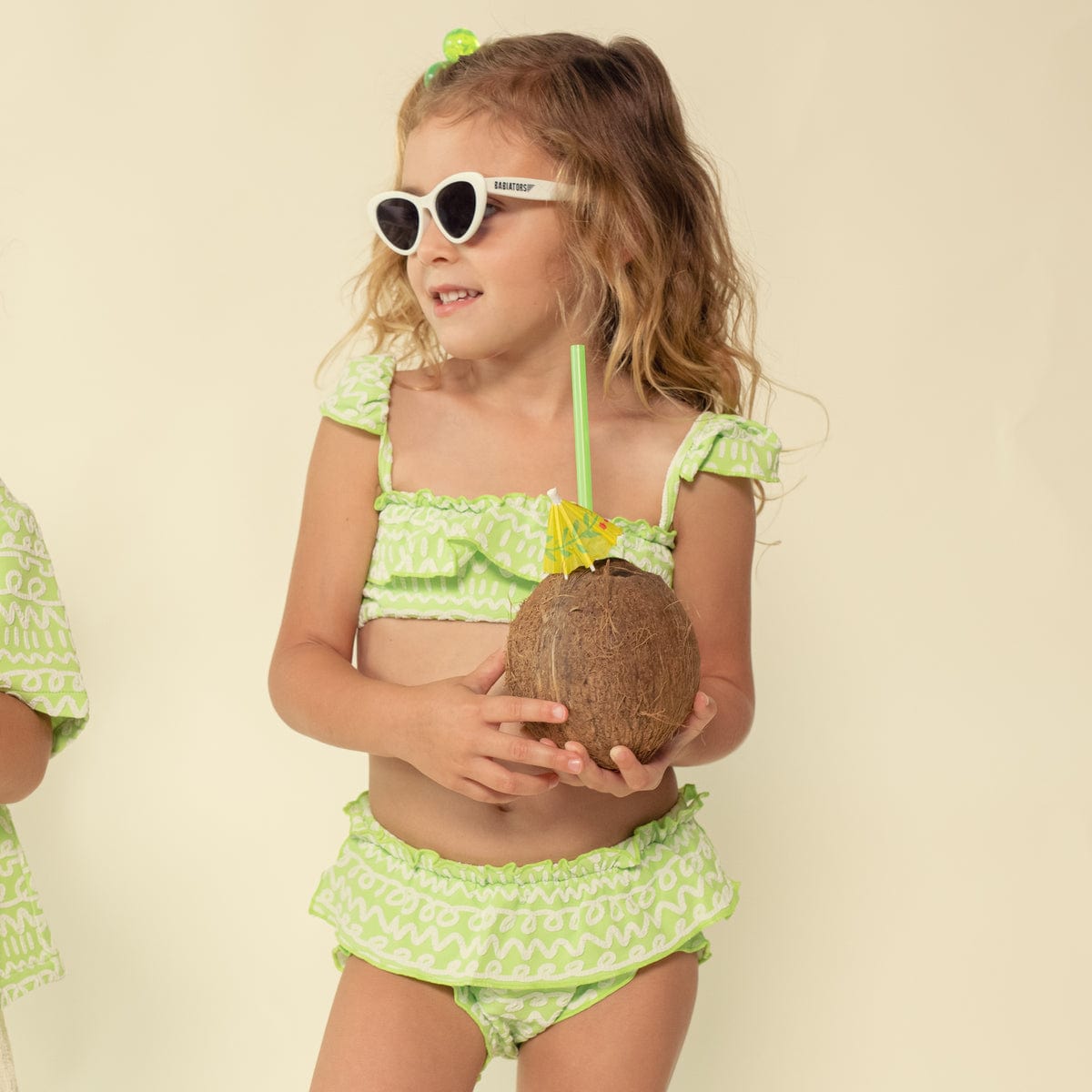 Mini Cabana Bikini Set | Lime Icing