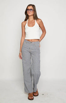 Lioness Top Model Jean | Navy Stripe