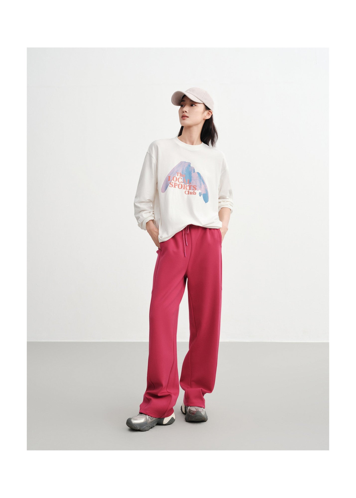 Long-Staple Cotton Sweatshirt | White