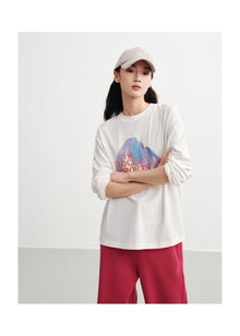 Long-Staple Cotton Sweatshirt | White
