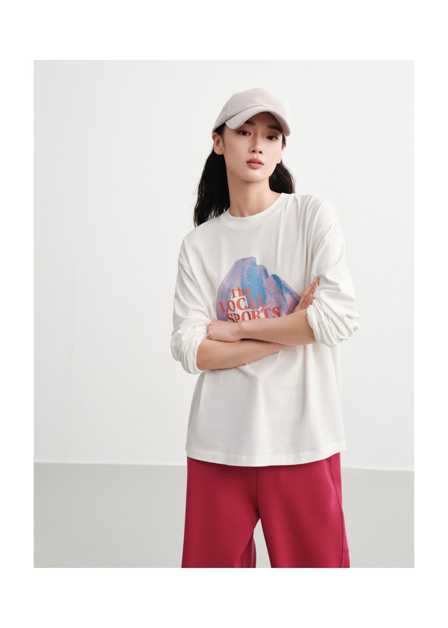 Long-Staple Cotton Sweatshirt | White