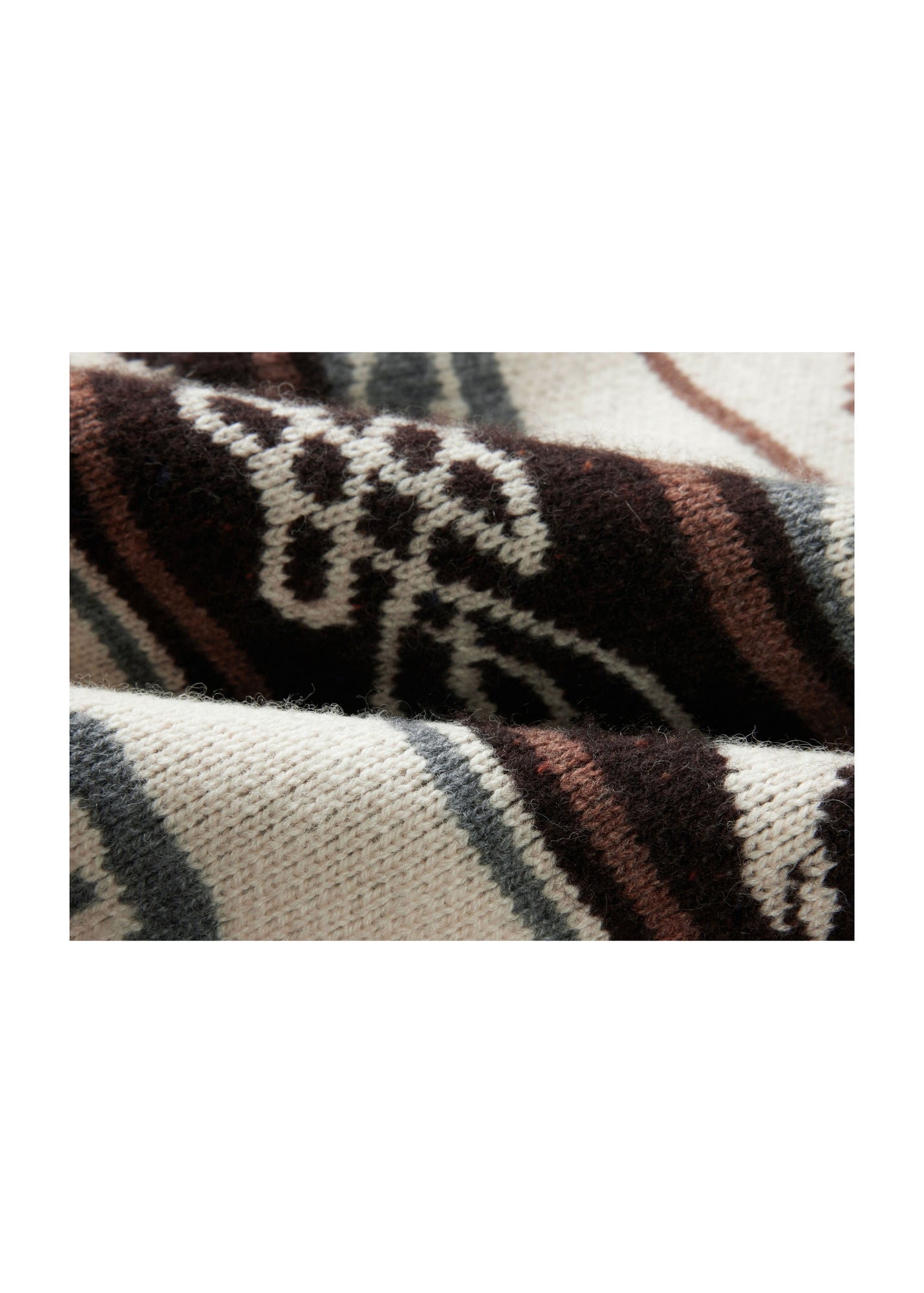 Long Hooded Sweater | Brown