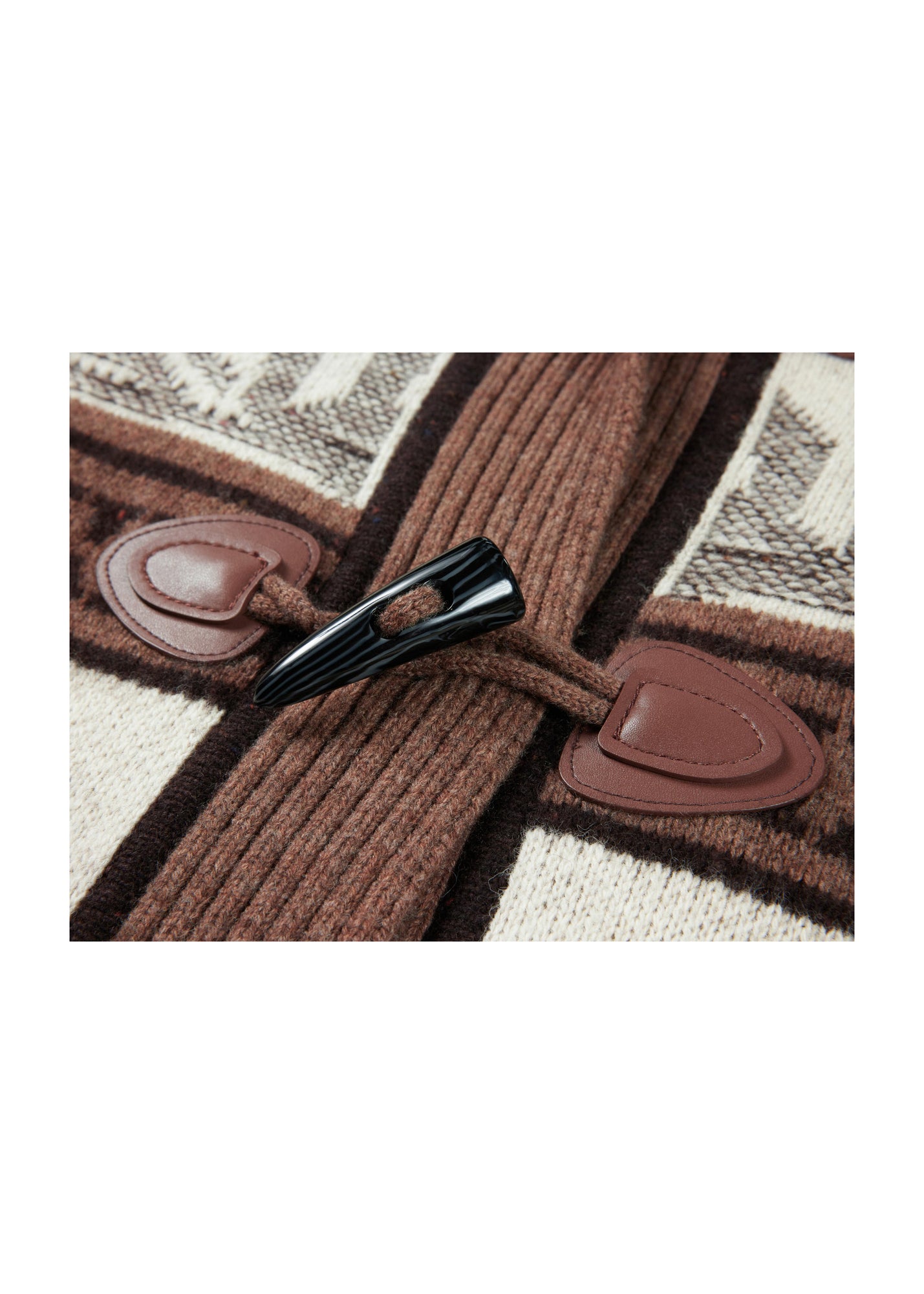 Long Hooded Sweater | Brown