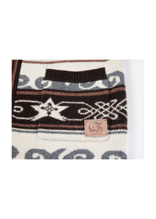 Long Hooded Sweater | Brown