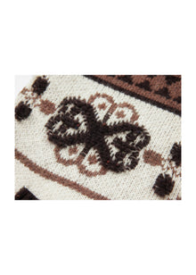 Long Hooded Sweater | Brown