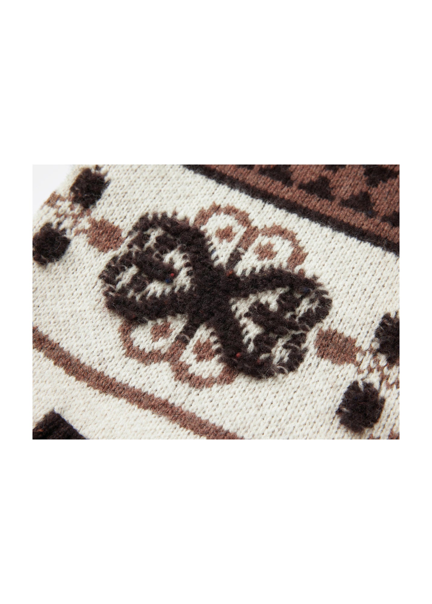 Long Hooded Sweater | Brown