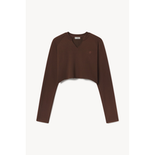 Long Sleeve Raglan Sweatshirt | Heather Brown