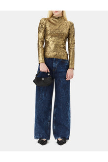 Long sleeve Blouse | Gold