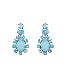 Fabienne Drop Earrings | Aqua