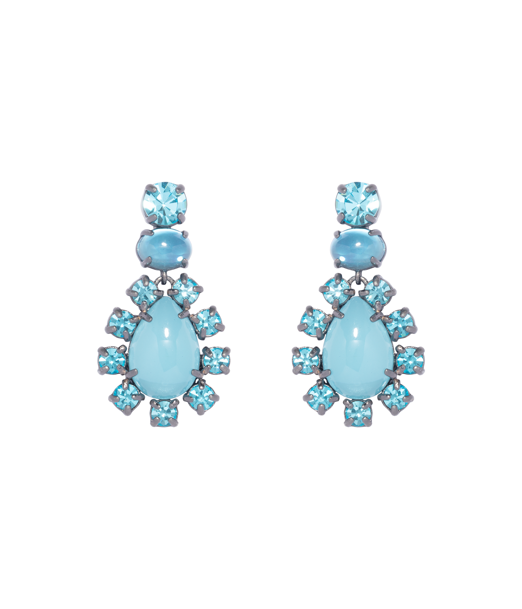 Fabienne Drop Earrings | Aqua