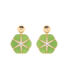 Rosemary Statement Earring | Green